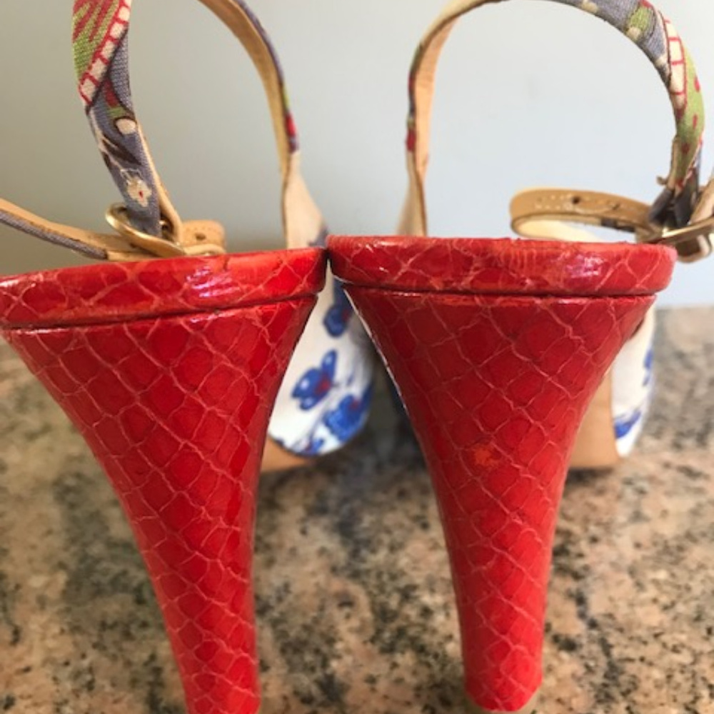 Beautiful Bettee Muller Colorful  Leather Shoes - Picture 4 of 7